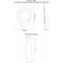 Люстра LED SMART Esllse  бра AZALIA 12W,IP20,3000-6500K,білий,10033.