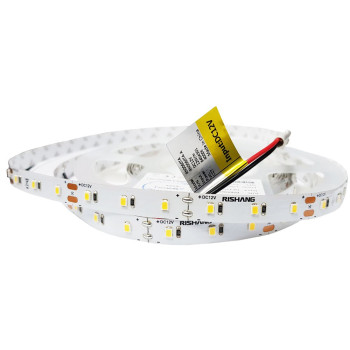 Стрічка світлодіодна SMD 2835, 12V, 60d/m, 12W/m, 4000K,960lm/m, IP33,(2835NW60 Rishang)