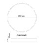 Люстра LED SMART ESLLSE ONIX 60W,IP20,2800 6500K,білий,10115.