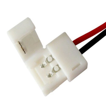Конектор для світлод. стрічок BIOM, OEM SC-06-SW-10-2, 10mm, joint wire (дріт- затискач)