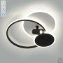Люстра LED SMART ESLLSE ECLIPSE 3R LR 75 Вт 480×425×130 мм Чорно-біла 10441