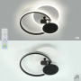Люстра LED SMART ESLLSE ECLIPSE 3R LR 75 Вт 480×425×130 мм Чорно-біла 10441
