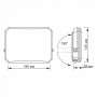 Прожектор VIDEX LED 50W 5000K 220V Black VLE-F3-0505B (542453)