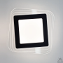 Світильник LED БРА ESLLSE PLAZA S 30W 290х290х45 мм ЧОРНИЙ 10604