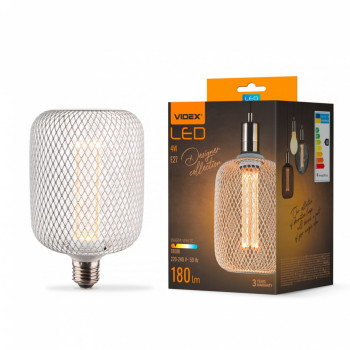 Лампа LED Videx  Filament 4W E27 1800K VL-DWMC100162 White Chainmail style (484558)