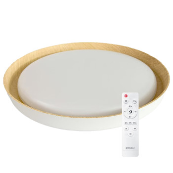 Cвітильник ETRON 1-ESP-2052 72W 3CCT ARRIVAL wood&white IP20