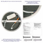 LED світильник ДББ RODOS білий VIOLUX круг 24W 5000K IP20 330111