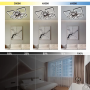 Люстра LED SMART ESLLSE TWIST ICE 165 Вт SMART 595x595x110 мм Чорна 10585