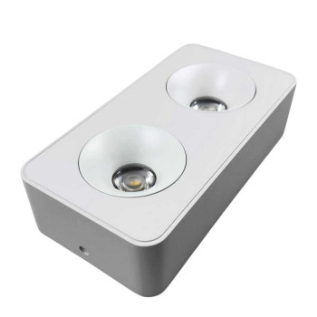LED світильник ДББ SIDNEY-2L білий VIOLUX прямокутник 20W 4000K IP20 330461