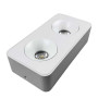 LED світильник ДББ SIDNEY-2L білий VIOLUX прямокутник 20W 4000K IP20 330461