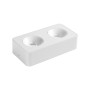 LED світильник ДББ SIDNEY-2L білий VIOLUX прямокутник 20W 4000K IP20 330461