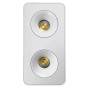 LED світильник ДББ SIDNEY-2L білий VIOLUX прямокутник 20W 4000K IP20 330461