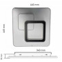 Люстра LED SMART ESLLSE UNIVERSE 85W,IP20,2800-6500K,білий,10404.