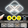 Люстра LED SMART NSV OSAKA 65W, IP20,000-6500K,Білий,10302. (керування з смартфона)