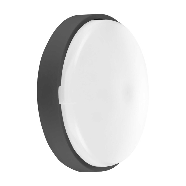 LED світильник ДББ ATOM UA антрацит VIOLUX 18W 5000K IP44 243523