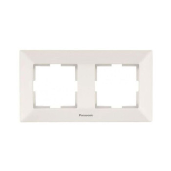 Рамка 2-а кремова Panasonic Arkedia Slim WNTF08022BG-UA