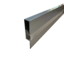 Профіль алюмінієвий плінтус АНОДОВАНИЙ BIOM PLP-601 (60x10) 2м.