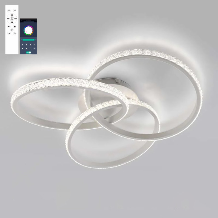 Люстра LED SMART ESLLSE VITA 80W,IP20,3000,6000,білий,10123.