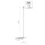 Торшер Nowodvorski 8346 Petit E27 1x40W Bl. чорний