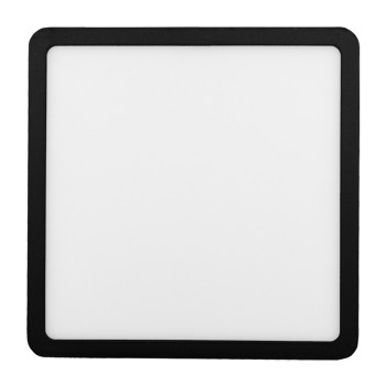 LED світильник ДББ RODOS чорний VIOLUX квадрат 24W 5000K IP20 330151