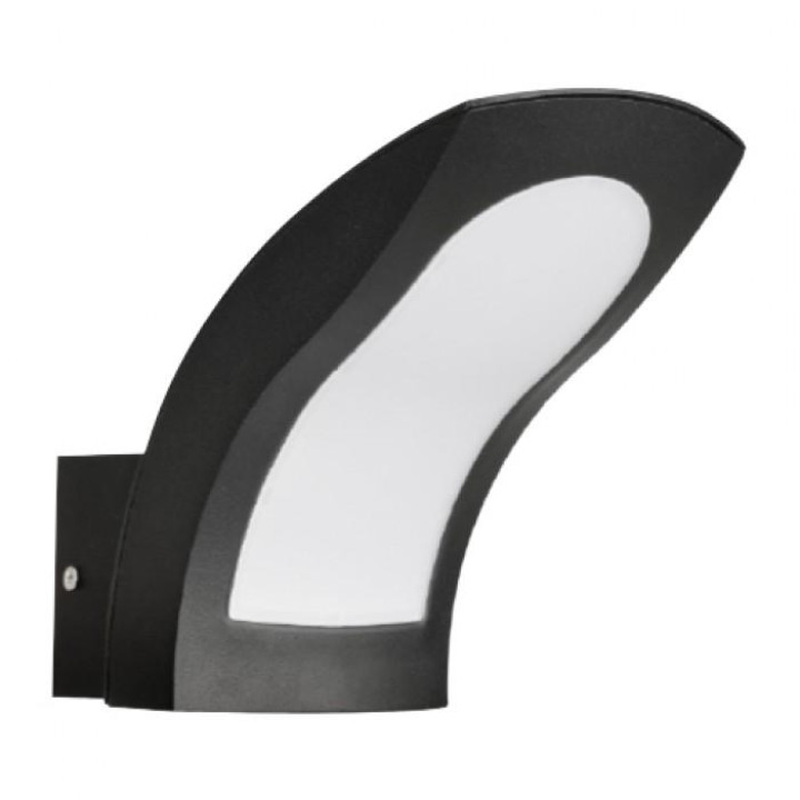 Світ. садово-парк. LED 15W, 4200K, 555Lm, SUPERB, IP65, настінний чорний, 076-040-0015-010
