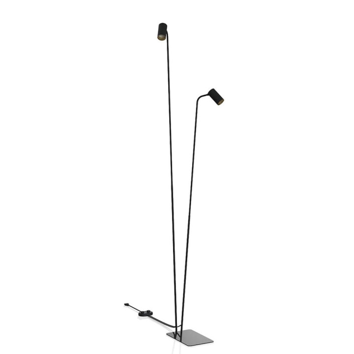 Торшер Nowodvorski 7718 Mono II GU10 2x10W IP20 Bl,чорний