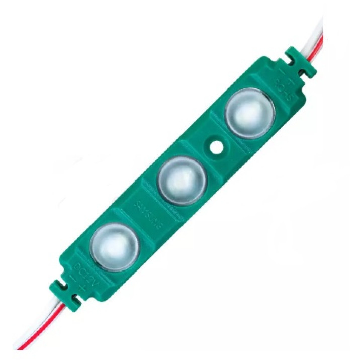 Модуль світлодіодний Biom BRT XG19 5630-3 led G 1,5W 6500K, 12В, IP65 зелений