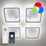 Люстра LED LUMINARIA LOOK RGB 120W 4Q 540/70 WHITE/OPAL 220V, 3000-6500+RGB, IP20 з пультом,білий