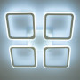 Люстра LED LUMINARIA LOOK RGB 120W 4Q 540/70 WHITE/OPAL 220V, 3000-6500+RGB, IP20 з пультом,білий