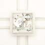 Люстра LED LUMINARIA LOOK RGB 120W 4Q 540/70 WHITE/OPAL 220V, 3000-6500+RGB, IP20 з пультом,білий