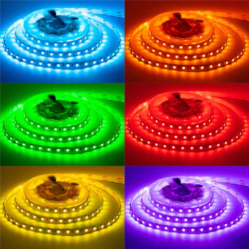 Стрічка LED SMD 5050, 60d/m, 14.4W/m, 720lm/m, IP65, RGBF (5050RGBF60), St. 1015430
