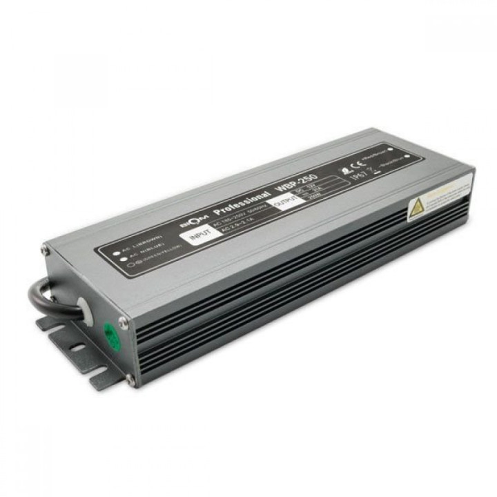 Блок живлення герметичний Biom 250W,12V, IP67 Prof WBP-250