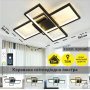 Люстра LED SMART ESLLSE SVEN 3S 70W 550x360x75 чорна 10463
