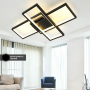 Люстра LED SMART ESLLSE SVEN 3S 70W 550x360x75 чорна 10463
