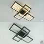 Люстра LED SMART ESLLSE SVEN 3S 70W 550x360x75 чорна 10463
