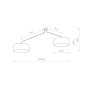 Люстра Nowodvorski 7951 Falcon E27 6x25W IP20 Wh