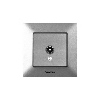 Розетка TV кінцева срібна Panasonic Arkedia Slim