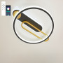 Люстра LED SMART ESLLSE MENSOLA 80W,IP20,3000,6000,чорний+ золото,10126.