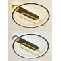 Люстра LED SMART ESLLSE MENSOLA 80W,IP20,3000,6000,чорний+ золото,10126.