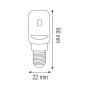 Лампа світлодіодна Horoz GIGA-4  4W E14 6400К