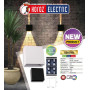 Світ. садово-парк. LED 4W, 4200K, 250Lm, SEKOYA, IP65, настінний чорний, 076-038-0004-020