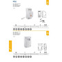Датчик освітлення GTV (накладний) CZ-2  max.1500W IP44 , 6A білий корпус (Працює з LED)