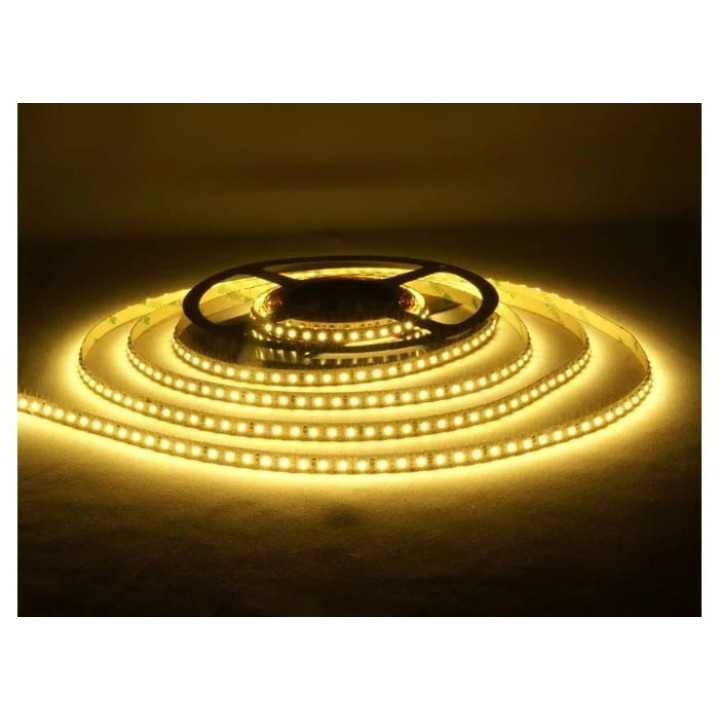 Стрічка LED NSV SMD 2835,12V, 120d/m, 10W/m, IP20,3000K тепла біла