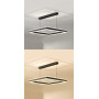 Люстра LED SMART ESLLSE STELLA 100W,IP20,3000-6500K,чорний білий, 10310.
