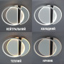 Люстра LED SMART ESLLSE SAVIO 85W 2R-495×420×60-WHITE/BLACK-220-IP20 10437