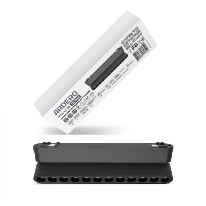 Світильник трековий магнітний 48V, 12W, 4000К,Ardero MGU400F ULTRA,80132