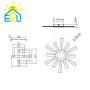 Люстра LED SMART ESLLSE TERESA 70W,IP20,3000-6500,білий,10205.