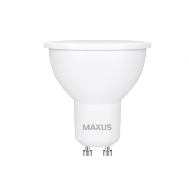 Лампа світлодіодна  Maxus MR16 7W 3000K 220V GU10 1-LED-721