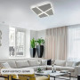 Люстра LED SMART ESLLSE AERO 70W 4S-455x455x57-WHITE-220-IP20 10458
