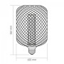 Лампа LED Videx  Filament 4W E27 1800K VL-DBMC100162 Black Chainmail style (484473)